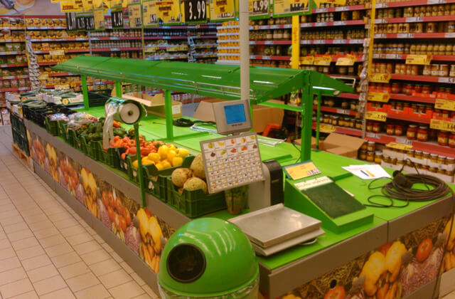 Montaż mebli sklepowych Kaufland