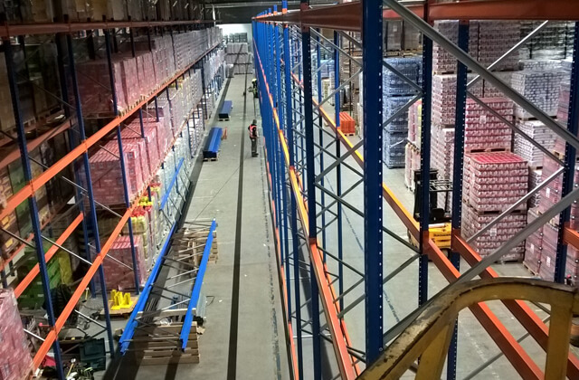 Montaż regałów magazynowych Netto